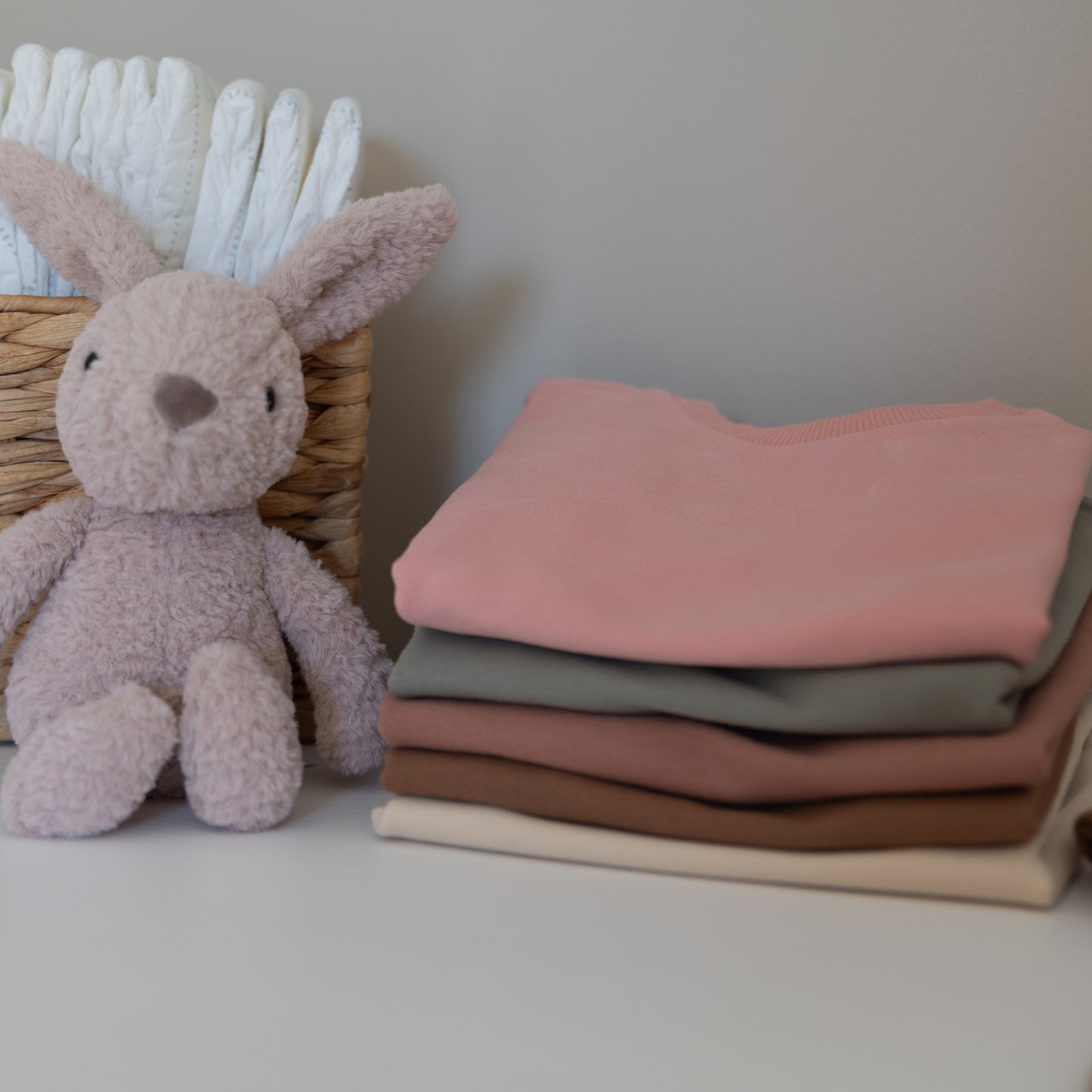 Baby Bubble Romper Sweatshirt | Mauve