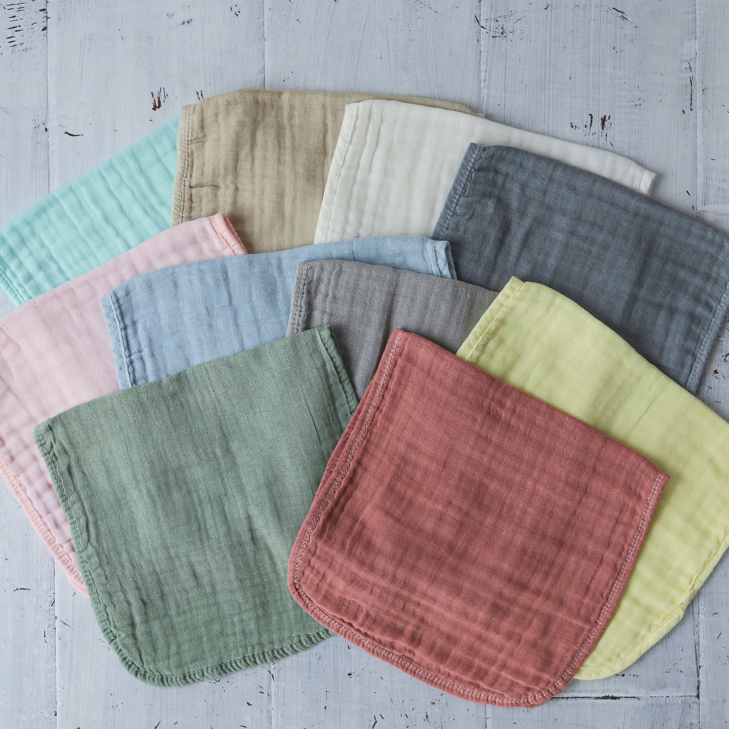 Personalized Burp Cloth | Mint