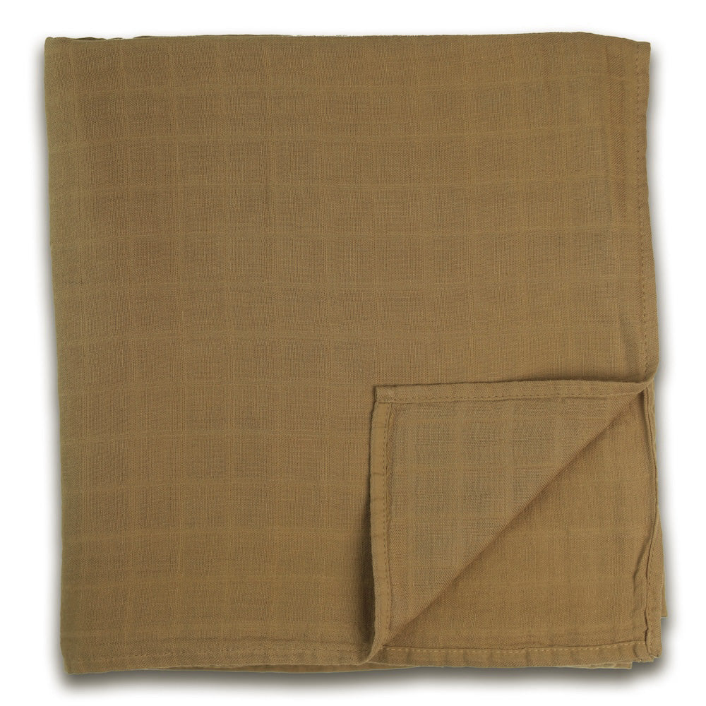 Personalized Embroidered Swaddle | Coffee