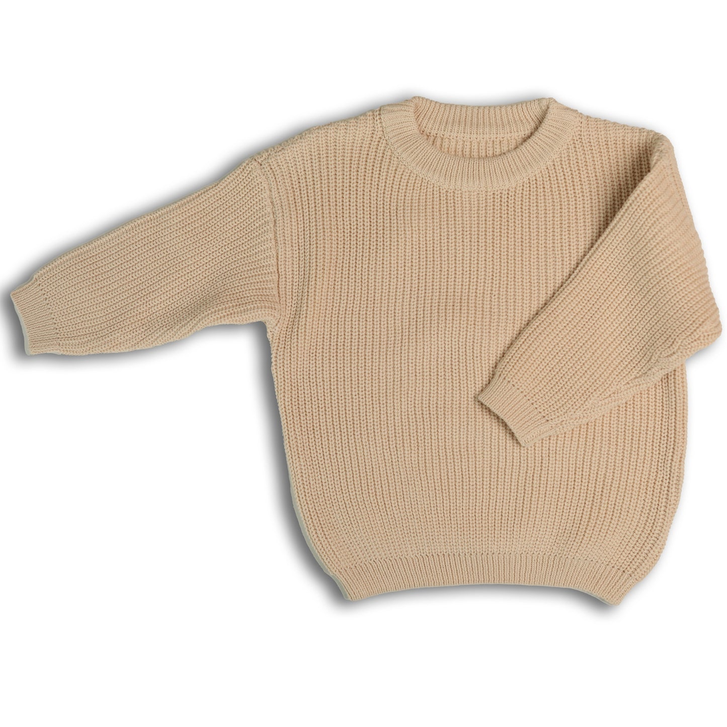 Personalized Embroidered Knit Sweater | Cream