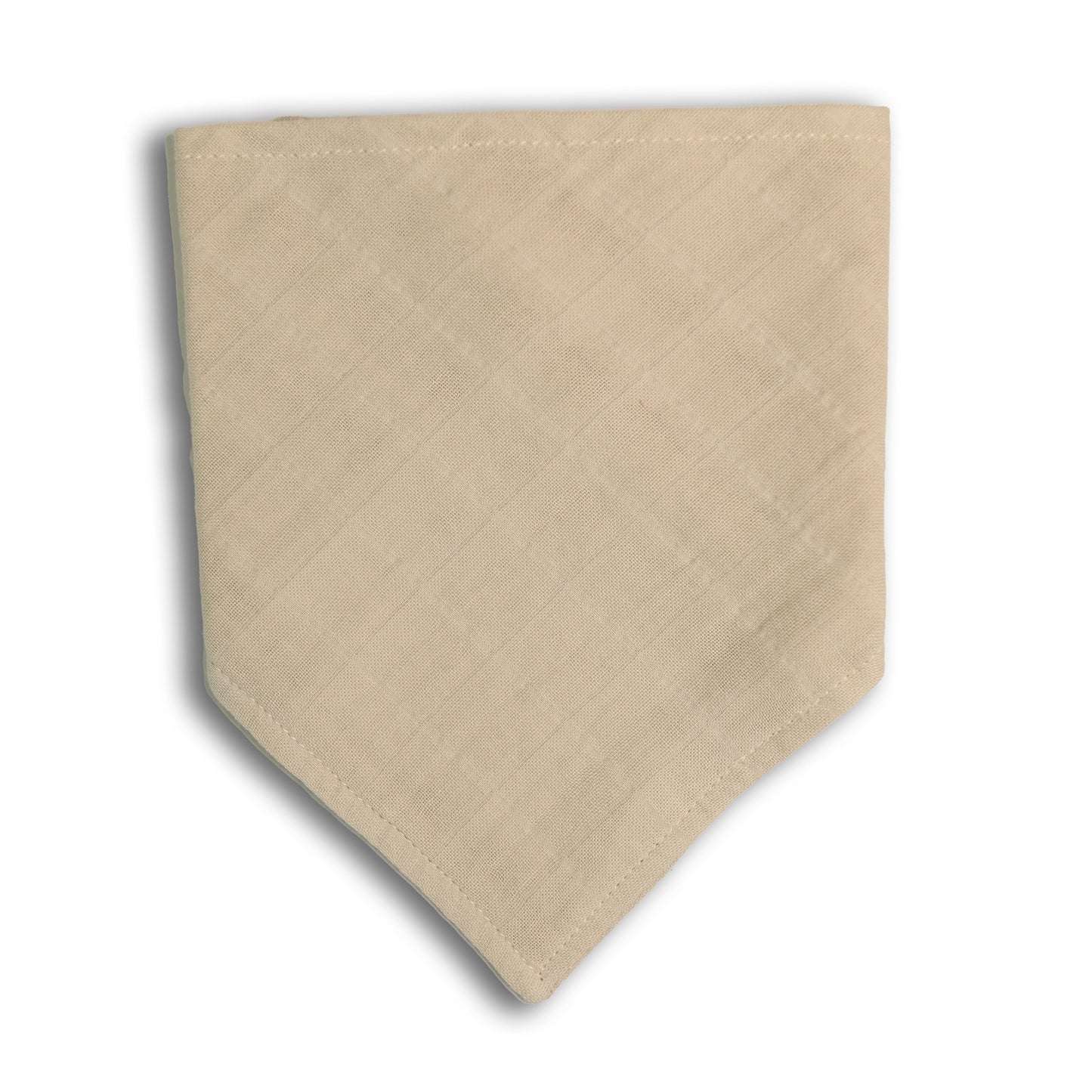 Embroidered Bib Bandana | Cream