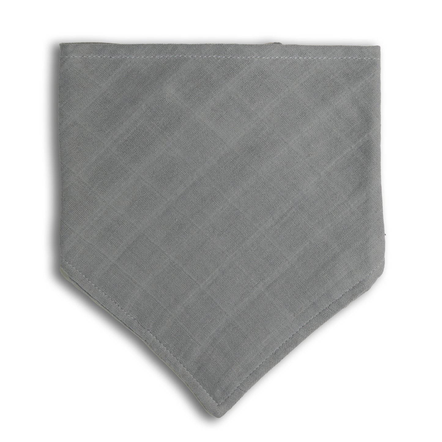 Embroidered Bib Bandana | Dusty Blue