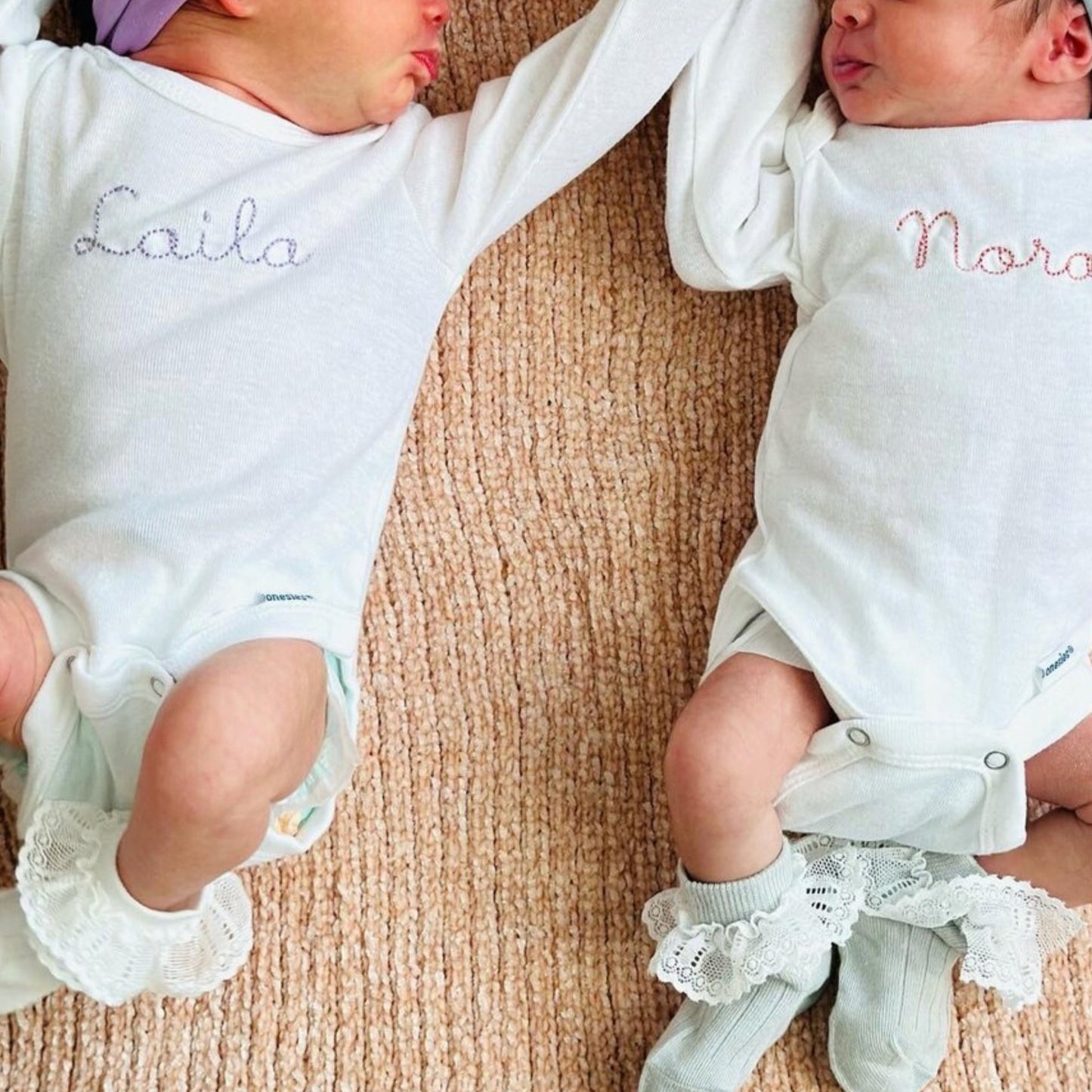 Personalized Embroidered Long Sleeve Onesie®