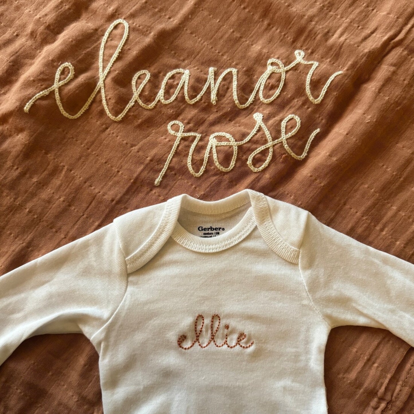Personalized Embroidered Long Sleeve Onesie®