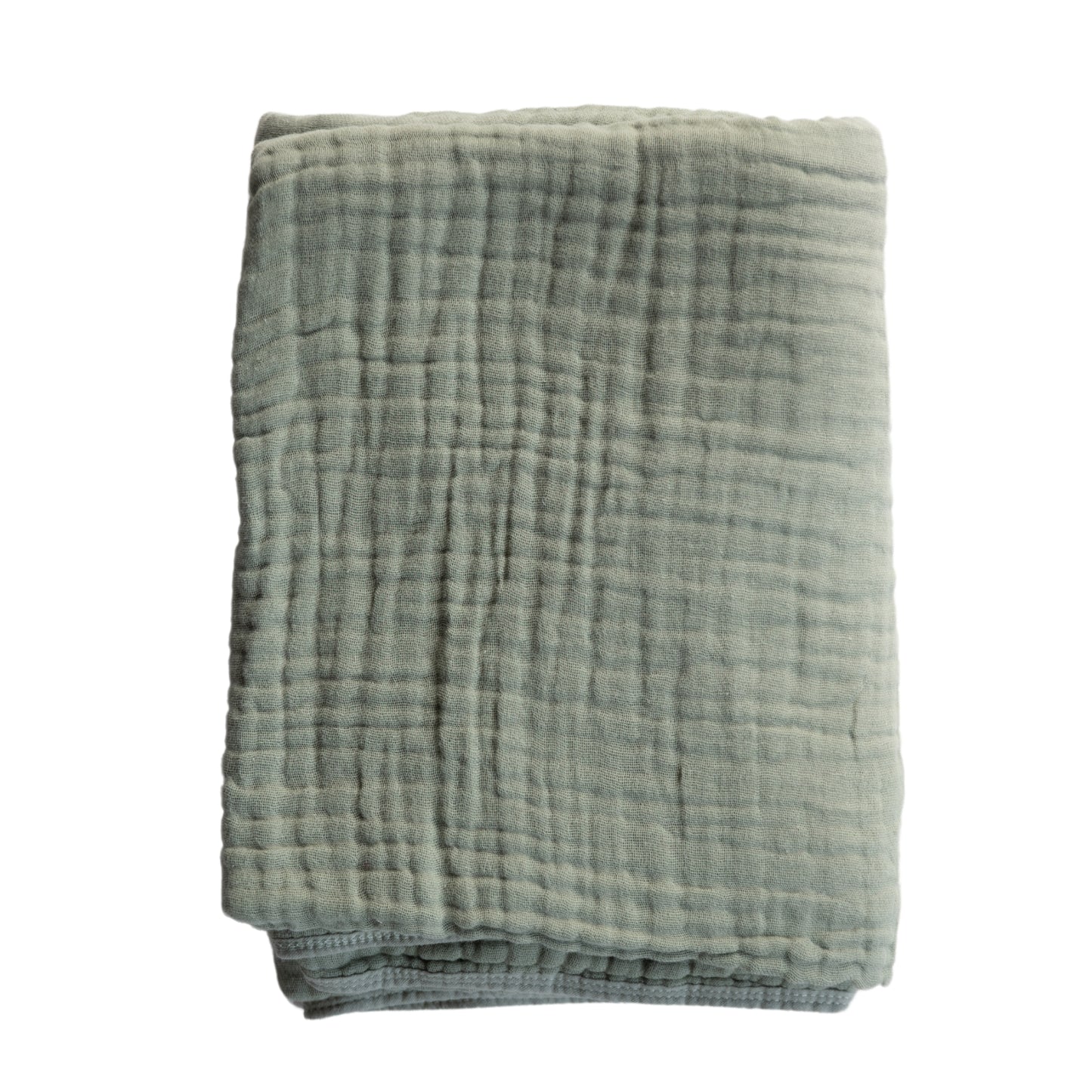 Personalized Embroidered Muslin Throw | Fern