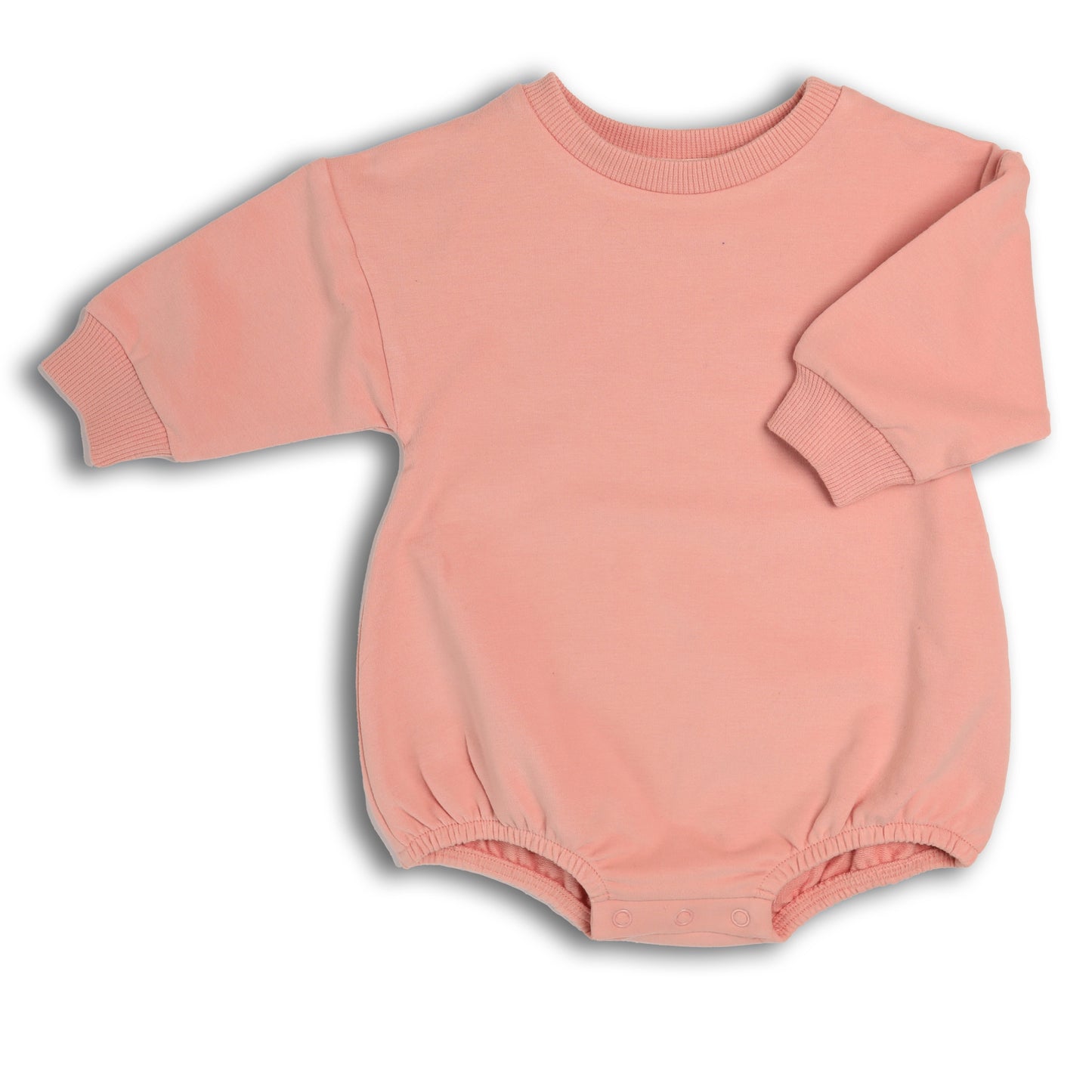 Baby Bubble Romper Sweatshirt | Mauve