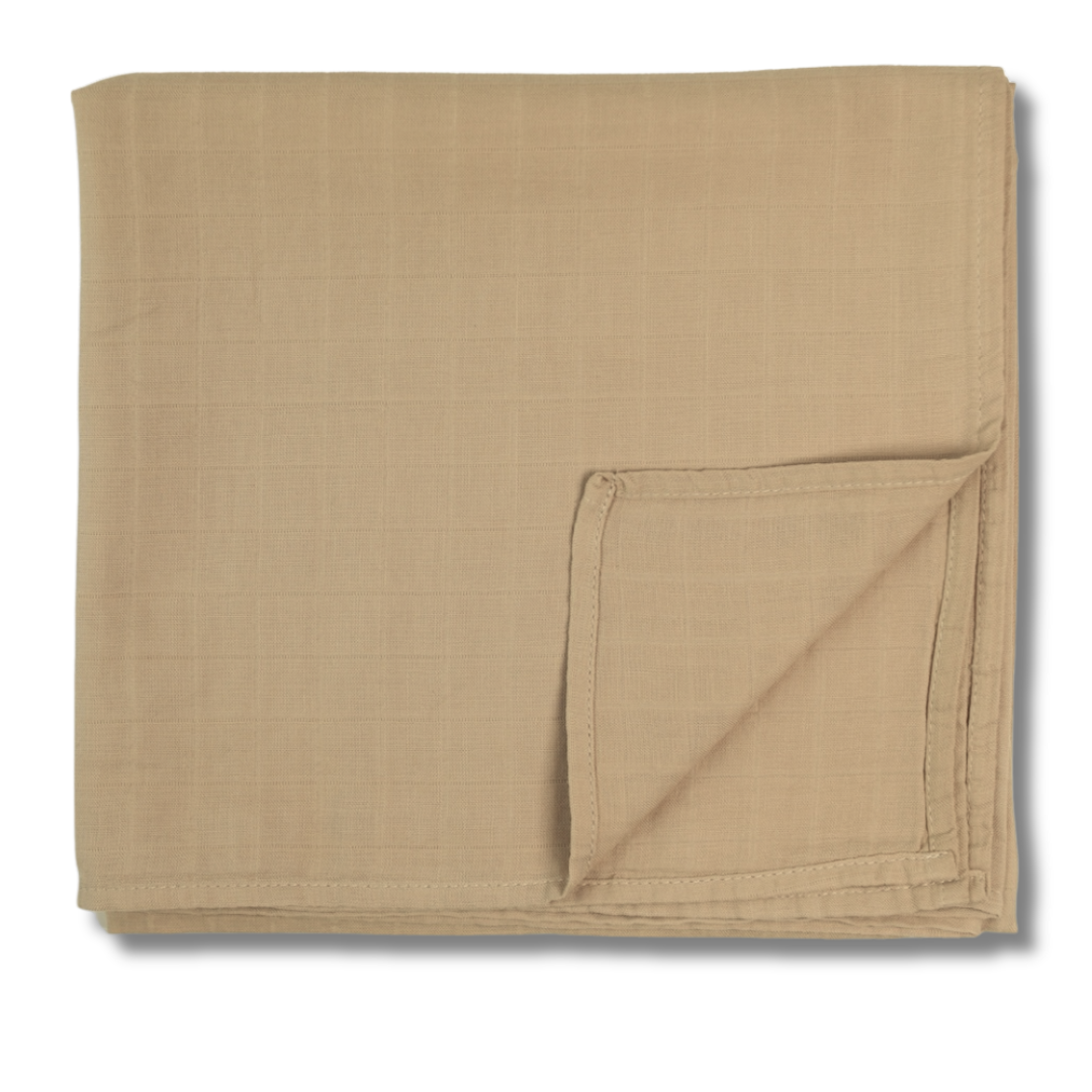 Personalized Embroidered Swaddle | Oatmeal