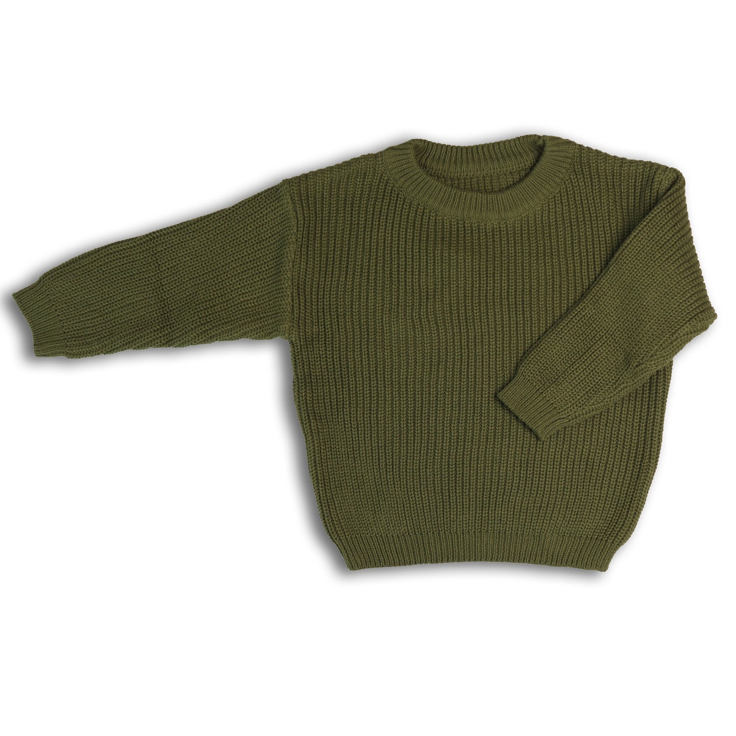 Personalized Embroidered Knit Sweater | Olive