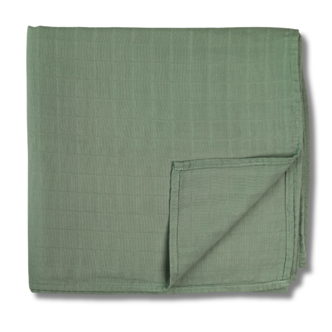 Personalized Embroidered Swaddle | Sage