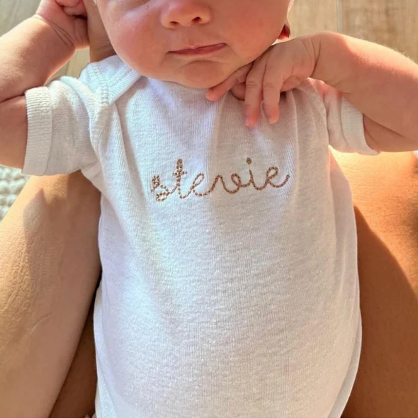 Personalized Embroidered Short Sleeve Onesie®