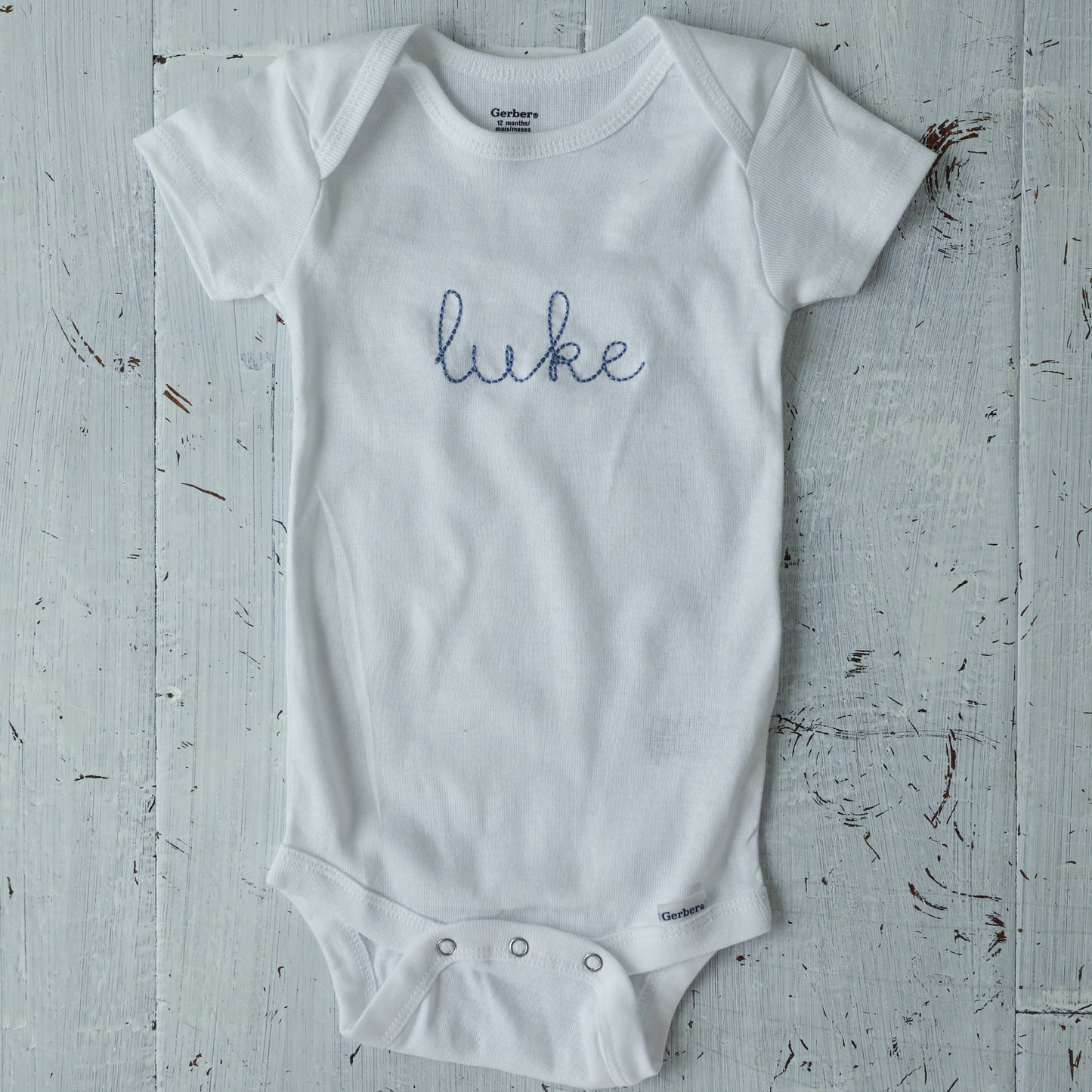 Personalized Embroidered Short Sleeve Onesie®