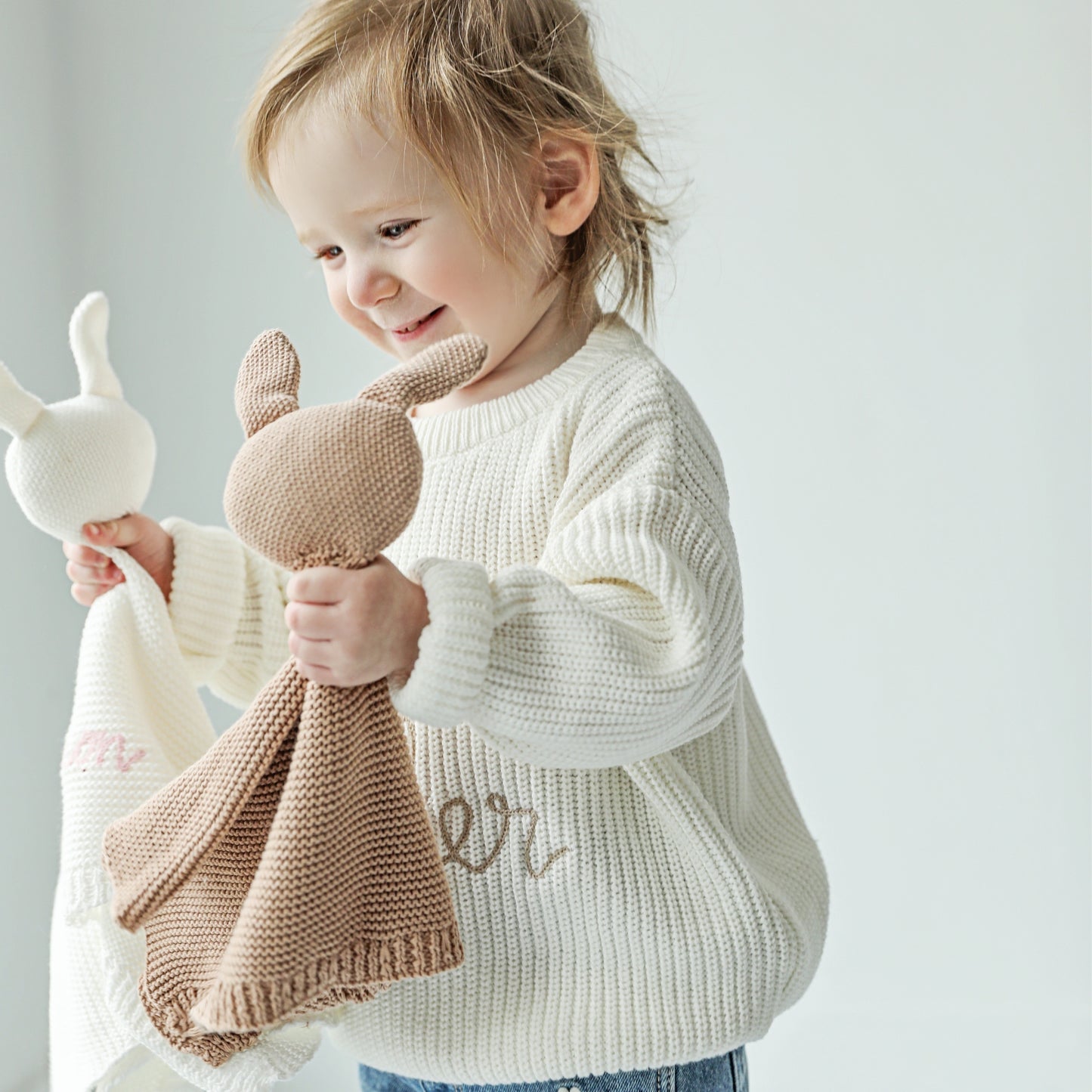 Bunny Crochet Lovie | Lavender Grey