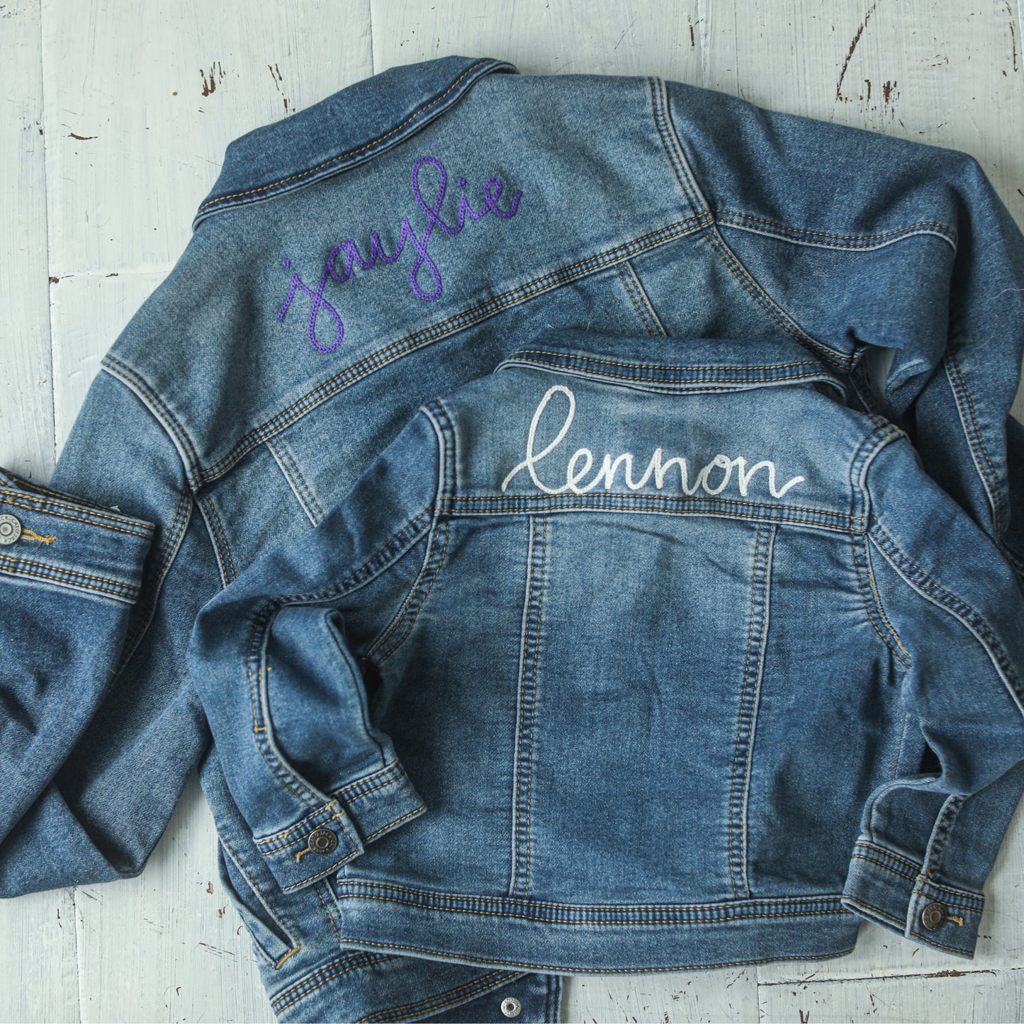 Personalized Embroidered Denim Jacket for Baby/Toddler