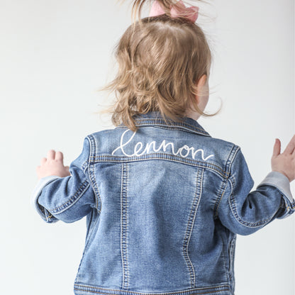 Personalized Embroidered Denim Jacket for Baby/Toddler