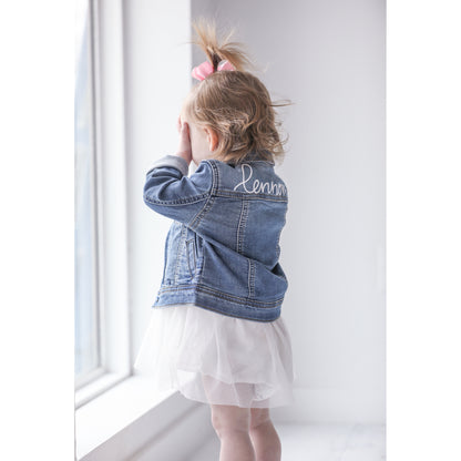 Personalized Embroidered Denim Jacket for Baby/Toddler