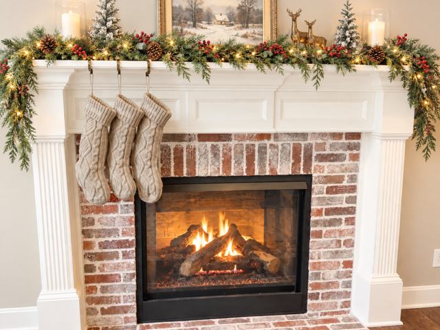 Personalized Cable Knit Christmas Stockings with Name Embroidery