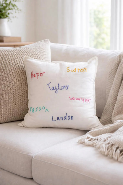 Custom Handwriting Pillow Cover