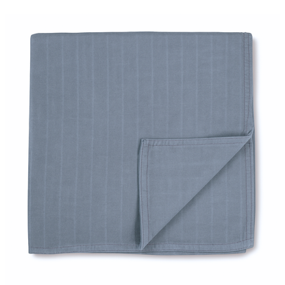 Personalized Embroidered Swaddle | Dusty Blue