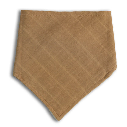 Embroidered Bib Bandana | Espresso
