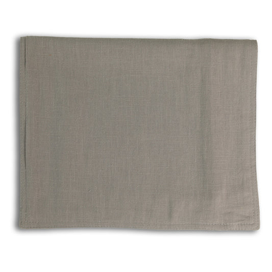Personalized Embroidered Lumbar Pillow Cover | Grey