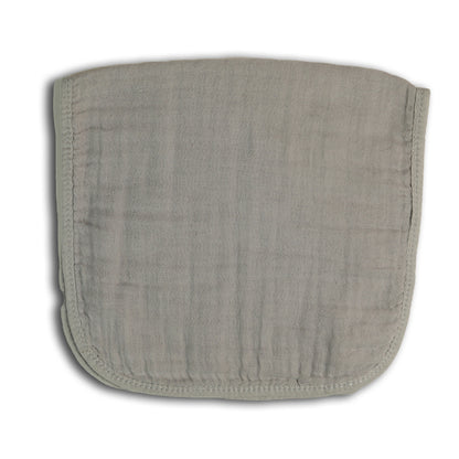 Personalized Burp Cloth | Grey