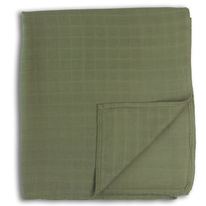 Personalized Embroidered Swaddle | Olive