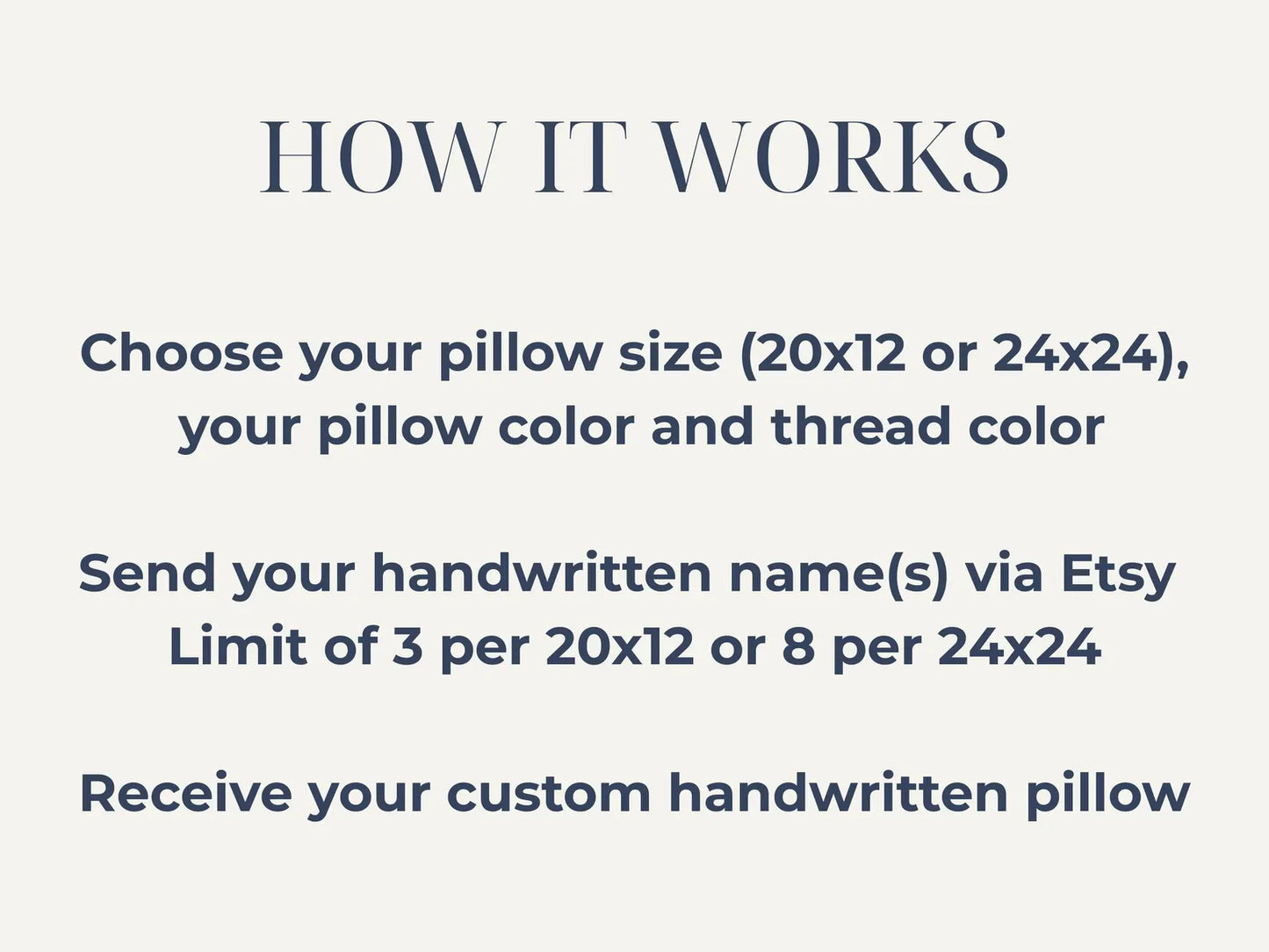 Custom Handwriting Pillow Cover