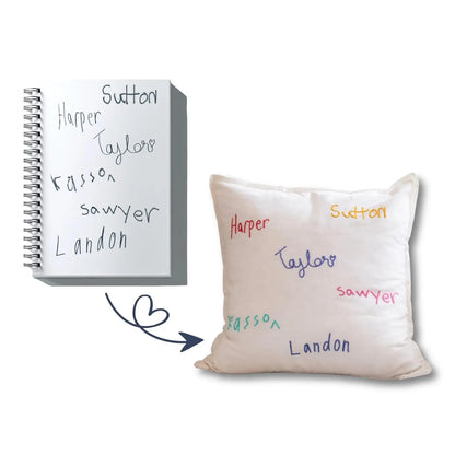 Custom Handwriting Pillow Cover