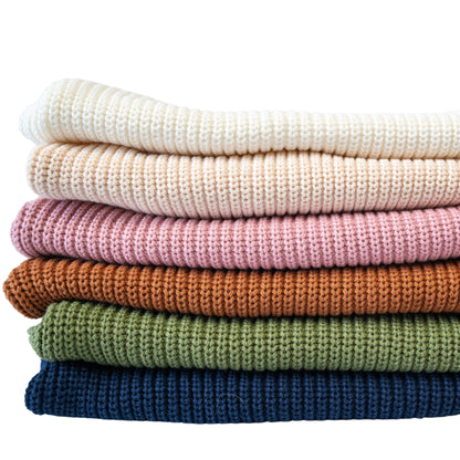 Personalized Embroidered Knit Sweater | Navy