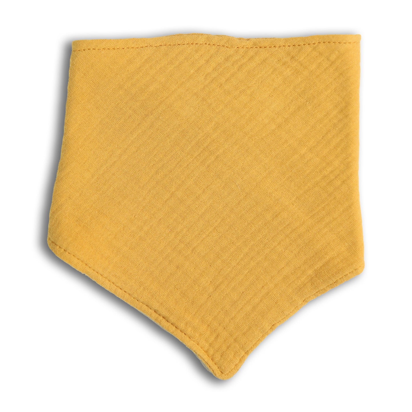 Embroidered Bib Bandana | Mustard