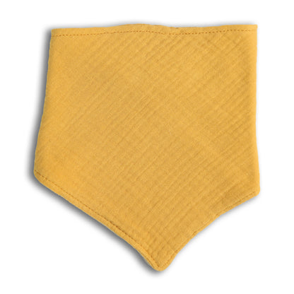 Embroidered Bib Bandana | Mustard