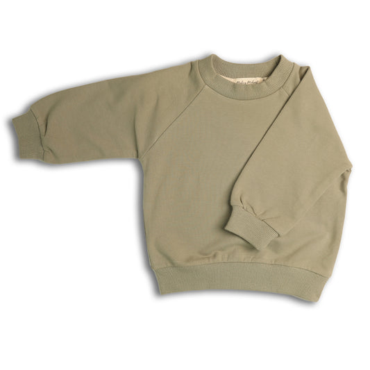 Personalized Embroidered Toddler Sweatshirt | Sage