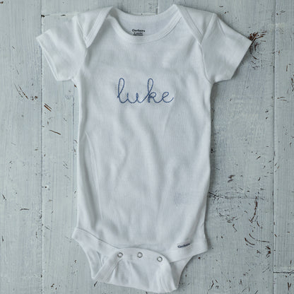 Personalized Embroidered Short Sleeve Onesie®