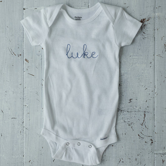 Personalized Embroidered Short Sleeve Onesie®