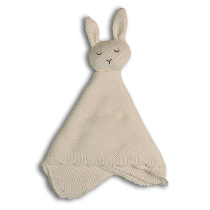 Bunny Crochet Lovie | White