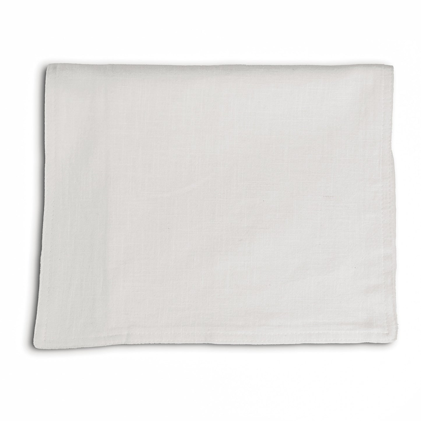 Personalized Embroidered Lumbar Pillow Cover | White